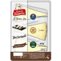 Tabla de quesos selección GARCÍA BAQUERO, bandeja 150 g
