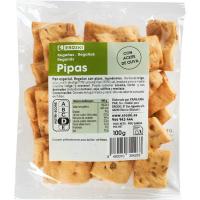 Regañás con pipas EROSKI, bolsa 100 g