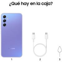 Smartphone libre violet 5G, 6+128 GB Galaxy A34 SAMSUNG