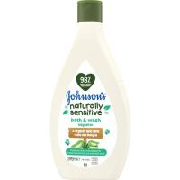 Jabón ducha infantil JOHNSON¿S NATURALLY SENSITIVE, bote 395 ml