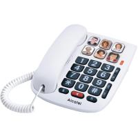 Teléfono sobremesa blanco teclas grandes con foto TMAX10 ALCATEL