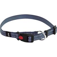 Collar reflectante negro 15 mm BIOZOO, 1 ud