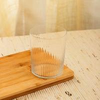 Vaso alto de vidrio transparente con relieve, Optic BOHEMIA, 50 cl