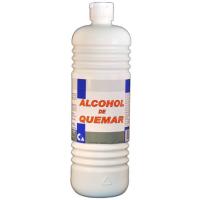 Alcohol de quemar CUADRADO, botella 1 litro