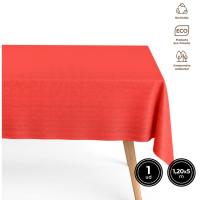 Mantel de papel rojo, rollo 1,2x5 metros