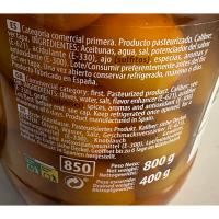 Aceitunas gordal deshuesadas aliñadas EL FARO, frasco 540 g