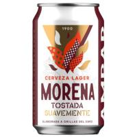 Cerveza Morena AMBAR, lata 33 cl
