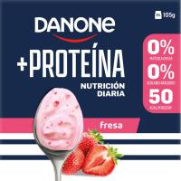 Yogur con proteina y fresa DANONE, pack 4x100 g