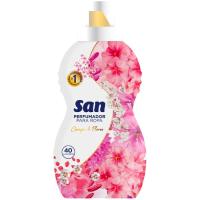 Suavizante perfumador de flores SAN, botella 40 dosis