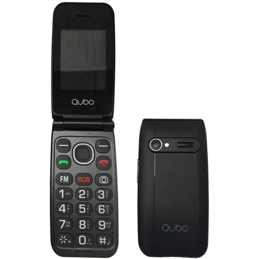 Teléfono móvil libre negro, Neo NW-BKSOS QUBO