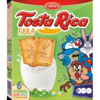 Galleta CUÉTARA TOSTA RICA FIBRA, paquete 570 g