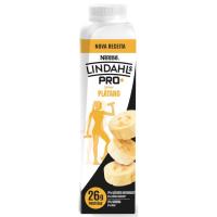 Producto lácteo sabor plátano LINDAHLS, botella 330 ml