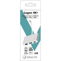 SILVER HT Logan 4k+ egokigailua Hub USB Ctik HDMI 4Kra
