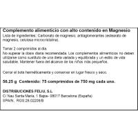ANA MARIA LAJUSTICIA magnesio-karbonatoa, 75 konprimatuko potea