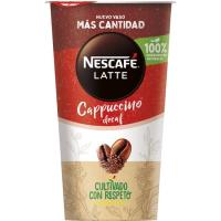 Café Latte Cappuccino descafeinado NESCAFÉ, vaso 205 ml