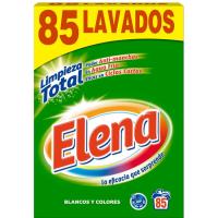 Detergente en polvo ELENA, maleta 85 dosis