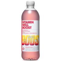 Agua vitaminada arándanos-frambuesa VITAMIN WELL, botella 50 cl