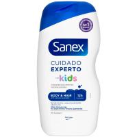 Gel de ducha cuidado exp kids SANEX, bote 475 ml