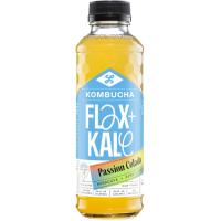 Kombucha passion colada FLAX&KALE, botellín 400 ml