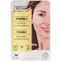 Mascarilla de ojos con vit C antifatiga IROHA, pack 2 uds