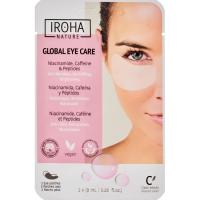 Mascarilla de ojos cuidado global IROHA, pack 2 uds