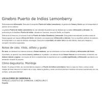 PUERTO DE INDIAS LEMONBERRY