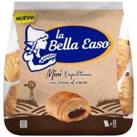 Mini napolitanas con crema al cacao BELLA EASO, bolsa 8 uds