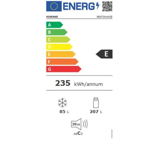 Frigorifico combi inox RB372N4ACE HISENSE