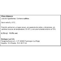 Vino Blanco Verdejo D.O. Rueda LAN, botella 75 cl