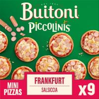 Mini pizza piccolinis salsicha BUITONI, caja 270 g