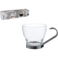 Set tazas de vidrio 10 cl  Amberg La Mediterranea, 3 uds