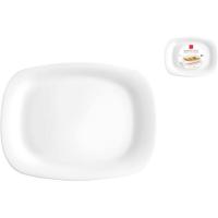 Fuente rectangula de opal Grangusto BORMIOLI, 28x21x2 cm