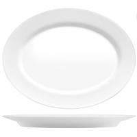 Fuente ovalada de opal Grangusto BORMIOLI, 35x27x3 cm