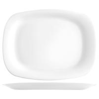 Fuente ovalada de opal Grangusto BORMIOLI, 22x17x2 cm