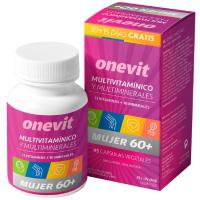 Multivitaminico para mujer +60 años ONEVIT, bote 30+15 cápsulas