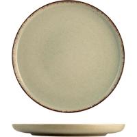 Plato de postre de porcelana 19 cm Pearl verde H&H, 1 ud