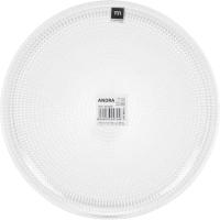 Plato llano de vidrio 27 cm Andra, 1 ud