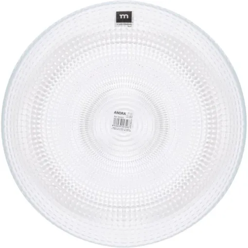 Plato hondo de vidrio 21,5 cm Andra, 1 ud