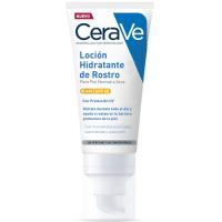 Locion hidrat rostro piel normal/seca SPF50 CERAVE, tubo 52 ml