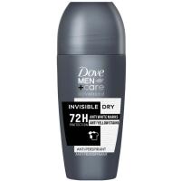Desodorante men invisible DOVE, roll-on 50 ml