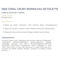 Colonia para mujer Coral Crush NIKE, vaporizador 150 ml