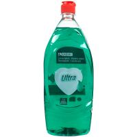Lavavajillas a mano verde EROSKI, botella 1,3 litros