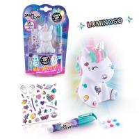 Decora tu unicornio luminoso, surtido Mini Deco Diy, edad rec:+6 años STYLE 4 EVER