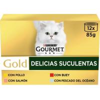 Delicias suculentas surtido GOURMET GOLD, pack 12x85 g