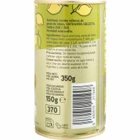 Aceituna rellena de limón EROSKI, lata 150 g