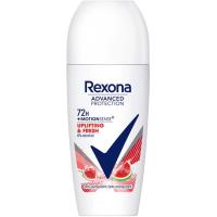 Desodorante 72H uplifting&fresh advance REXONA, roll on 50 ml