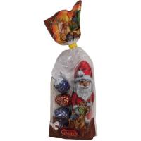 Figuritas Papa Noel y bolas MAP, bolsa 100 g