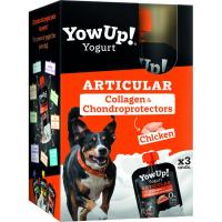 Yogurt de pollo articular para perro YOWUP, pack 3x115 g