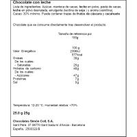 Figura de Olentzero de chocolate 2023 SIMON COLL, 1 ud, 25 g