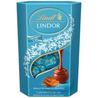 LINDT LINDOR CORNET Salted Caramel bonboia, kutxa 200 g